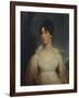 Portrait of a Lady Seated, Half Length, Wearing a White Dress-Sir William Beechey-Framed Giclee Print