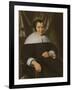 Portrait of a Lady Seated in an Armchair (Oil on Canvas)-Nicolaes Maes-Framed Giclee Print