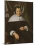 Portrait of a Lady Seated in an Armchair (Oil on Canvas)-Nicolaes Maes-Mounted Giclee Print