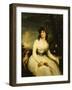 Portrait of a Lady, Seated-John Russell-Framed Giclee Print