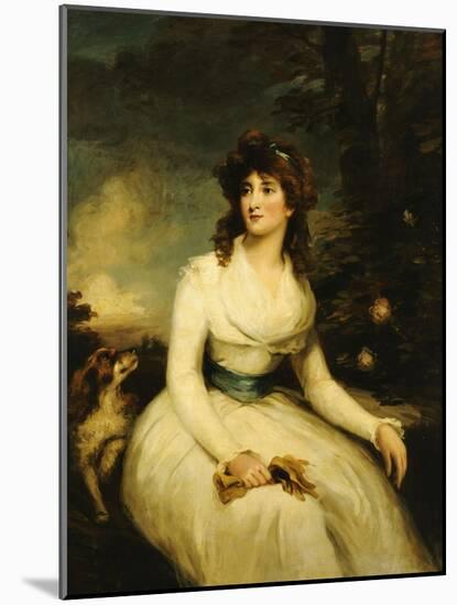 Portrait of a Lady, Seated-John Russell-Mounted Giclee Print