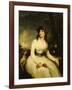 Portrait of a Lady, Seated-John Russell-Framed Giclee Print