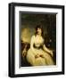 Portrait of a Lady, Seated-John Russell-Framed Giclee Print