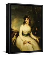 Portrait of a Lady, Seated-John Russell-Framed Stretched Canvas