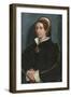 Portrait of a Lady, Thought to Be Catherine Howard-Hans Holbein the Younger-Framed Giclee Print