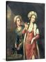 Portrait of a Lady Thought to Be Lady Mary Wortley Montagu-George Knapton-Stretched Canvas