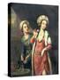 Portrait of a Lady Thought to Be Lady Mary Wortley Montagu-George Knapton-Stretched Canvas
