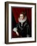 Portrait of a Lady thought to be Lucy Harington-Paul van Somer-Framed Giclee Print