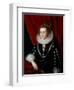 Portrait of a Lady thought to be Lucy Harington-Paul van Somer-Framed Giclee Print