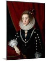 Portrait of a Lady thought to be Lucy Harington-Paul van Somer-Mounted Giclee Print