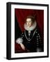 Portrait of a Lady thought to be Lucy Harington-Paul van Somer-Framed Giclee Print