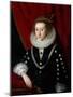 Portrait of a Lady thought to be Lucy Harington-Paul van Somer-Mounted Giclee Print