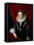 Portrait of a Lady thought to be Lucy Harington-Paul van Somer-Framed Stretched Canvas