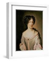 Portrait of a Lady Thought to Be Madame Hortensia-Jacob Ferdinand Voet-Framed Giclee Print