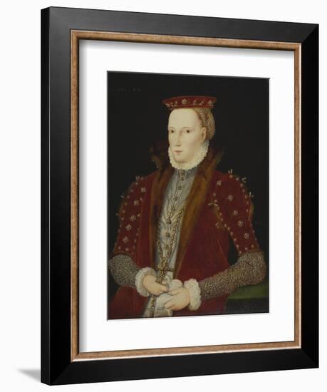 Portrait of a Lady, thought to be Queen Elizabeth I, 1563-Unknown Artist-Framed Giclee Print