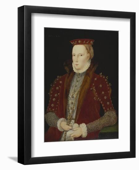 Portrait of a Lady, thought to be Queen Elizabeth I, 1563-Unknown Artist-Framed Giclee Print