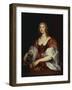 Portrait of a Lady, Traditionally as the Countess of Carnarvon-Anthony Van Dyck (Circle of)-Framed Giclee Print