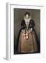 Portrait of a Lady Traditionally Identified as Elizabeth Sydenham, Lady Drake, English School-null-Framed Giclee Print