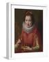 Portrait of a Lady, Traditionally Identified as Marie De' Medici, 1600-03-Santi Di Tito-Framed Giclee Print