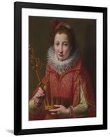 Portrait of a Lady, Traditionally Identified as Marie De' Medici, 1600-03-Santi Di Tito-Framed Giclee Print