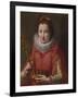 Portrait of a Lady, Traditionally Identified as Marie De' Medici, 1600-03-Santi Di Tito-Framed Giclee Print