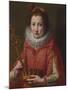 Portrait of a Lady, Traditionally Identified as Marie De' Medici, 1600-03-Santi Di Tito-Mounted Giclee Print