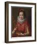 Portrait of a Lady, Traditionally Identified as Marie De' Medici, 1600-03-Santi Di Tito-Framed Premium Giclee Print