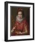 Portrait of a Lady, Traditionally Identified as Marie De' Medici, 1600-03-Santi Di Tito-Framed Premium Giclee Print