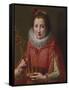 Portrait of a Lady, Traditionally Identified as Marie De' Medici, 1600-03-Santi Di Tito-Framed Stretched Canvas