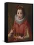 Portrait of a Lady, Traditionally Identified as Marie De' Medici, 1600-03-Santi Di Tito-Framed Stretched Canvas