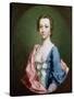 Portrait of a Lady, Traditionally Said to Be Jenny Cameron of Lochiel-Allan Ramsay-Stretched Canvas