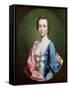 Portrait of a Lady, Traditionally Said to Be Jenny Cameron of Lochiel-Allan Ramsay-Framed Stretched Canvas