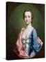Portrait of a Lady, Traditionally Said to Be Jenny Cameron of Lochiel-Allan Ramsay-Stretched Canvas