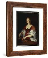 Portrait of a Lady, Traditionally Thought to Be the Countess of Carnavon-Sir Anthony Van Dyck-Framed Giclee Print