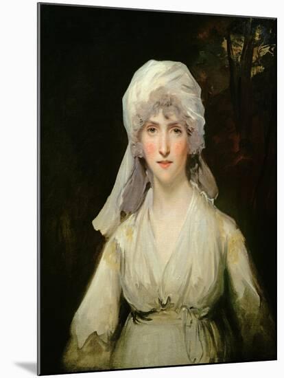 Portrait of a Lady Wearing a Turban, C.1795-John Hoppner-Mounted Giclee Print
