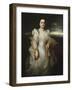 Portrait of a Lady, Wearing a White Dress Embroidered with Pearls-Joseph Bail-Framed Giclee Print