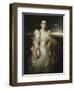 Portrait of a Lady, Wearing a White Dress Embroidered with Pearls-Joseph Bail-Framed Giclee Print