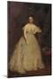 Portrait of a Lady Wearing a White Dress-Richard Buckner-Mounted Giclee Print