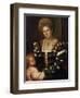 Portrait of a Lady with a Boy, 1530S-Paris Bordone-Framed Giclee Print