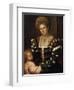 Portrait of a Lady with a Boy, 1530S-Paris Bordone-Framed Giclee Print