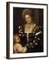 Portrait of a Lady with a Boy, 1530S-Paris Bordone-Framed Giclee Print