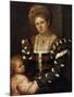 Portrait of a Lady with a Boy, 1530S-Paris Bordone-Mounted Giclee Print