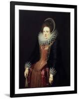 Portrait of a Lady with a Fan, 1610S-null-Framed Giclee Print