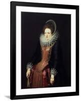 Portrait of a Lady with a Fan, 1610S-null-Framed Giclee Print