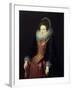 Portrait of a Lady with a Fan, 1610S-null-Framed Giclee Print