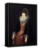 Portrait of a Lady with a Fan, 1610S-null-Framed Stretched Canvas