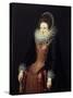 Portrait of a Lady with a Fan, 1610S-null-Stretched Canvas