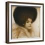 Portrait of a Lady with a Hat-Franz von Stuck-Framed Giclee Print