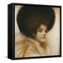 Portrait of a Lady with a Hat-Franz von Stuck-Framed Stretched Canvas