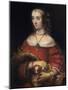 Portrait of a Lady with a Lap Dog, Ca 1665-Rembrandt van Rijn-Mounted Giclee Print